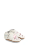 Robeezr Robeez® Reaching For The Stars Giraffe Crib Shoe In Beige