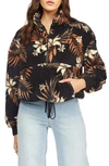 Billabong Time Off Faux Fur Half Zip Pullover