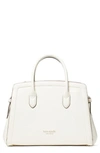 Kate Spade Knott Medium Leather Satchel In Parchment