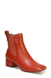 Franco Sarto Waxton Booties Women's Shoes In Brick Leather