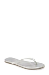 Tkees Silver Showers Metallic Flip-flops In Fairylust