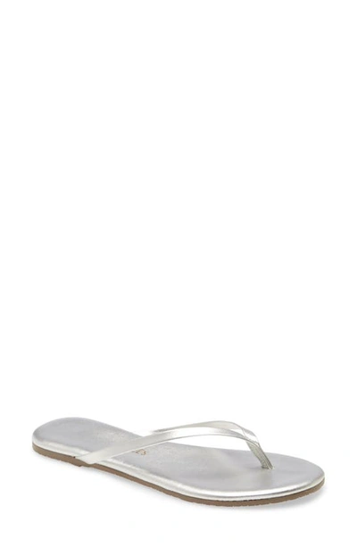 Tkees Silver Showers Metallic Flip-flops