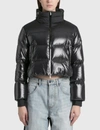 Moncler Jasione Cropped Padded Down Jacket In Black