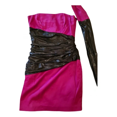 Pre-owned Guess Mini Dress In Pink