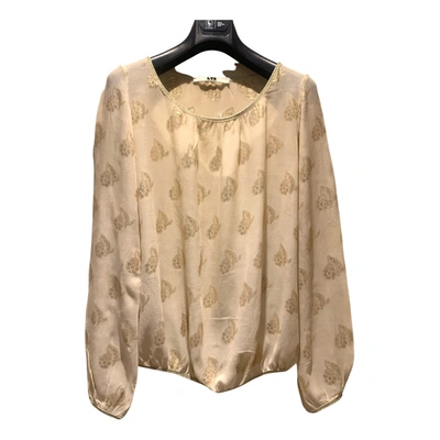 Pre-owned Fornarina Blouse In Gold
