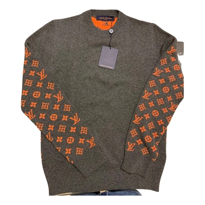 Pre-owned Louis Vuitton Cashmere Sweatshirt In Orange