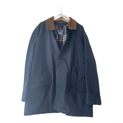 Pre-owned Burberry Jacket In Blue