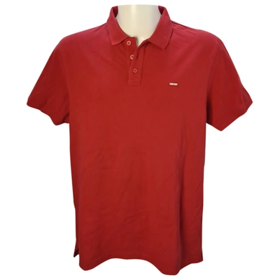 Pre-owned Levi's Polo Shirt In Red