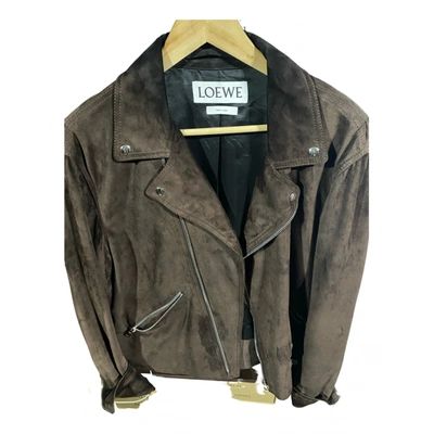 Pre-owned Loewe Jacket In Brown