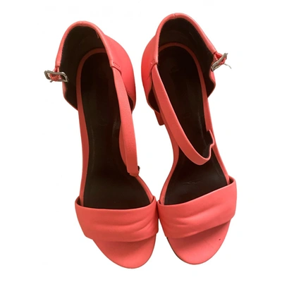 Pre-owned Alexander Wang Leather Sandal In Pink