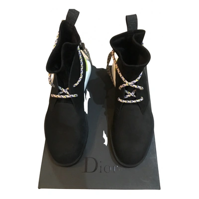 Pre-owned Dior B21 Socks Trainers In Black