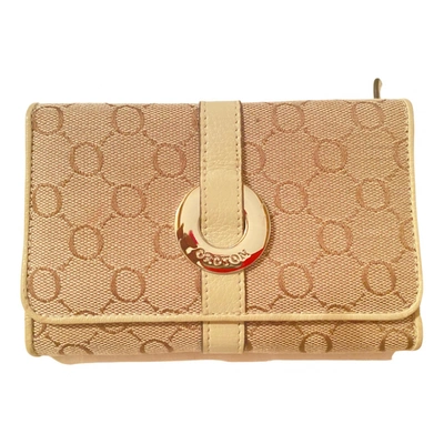 Pre-owned Oroton Cloth Purse In Beige