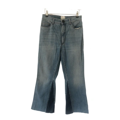 Pre-owned Alysi Bootcut Jeans In Blue