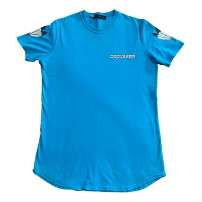 Pre-owned Dsquared2 T-shirt In Turquoise