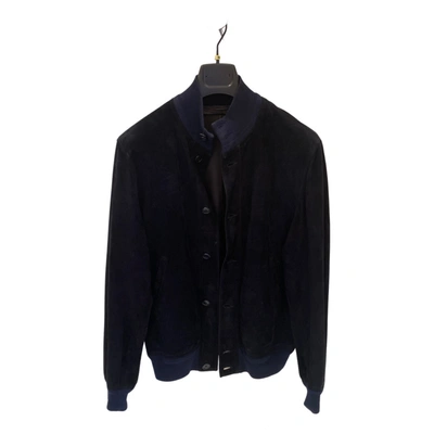 Pre-owned Kiton Jacket In Navy