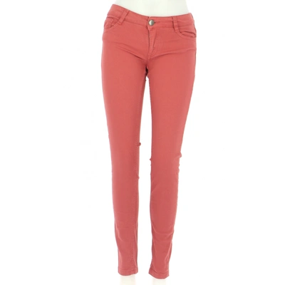 Pre-owned Maje Jeans In Red