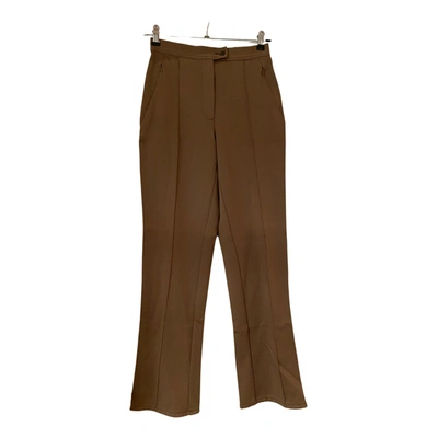 Pre-owned Fendi Chino Pants In Brown
