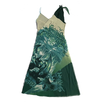 Pre-owned Jean Paul Gaultier Mid-length Dress In Green