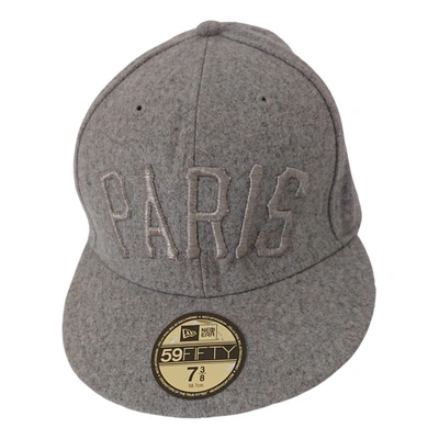 Pre-owned New Era Wool Hat In Grey
