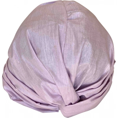 Pre-owned Super Duper Cloth Hat In Pink