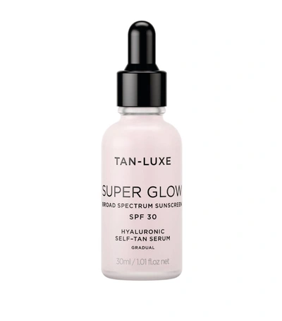 Tan-luxe Super Glow Hyaluronic Self-tan Serum Spf30 (30ml) In Brown