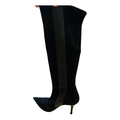 Pre-owned Les Tropeziennes Boots In Black