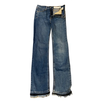 Pre-owned Rag & Bone Short Jeans In Blue