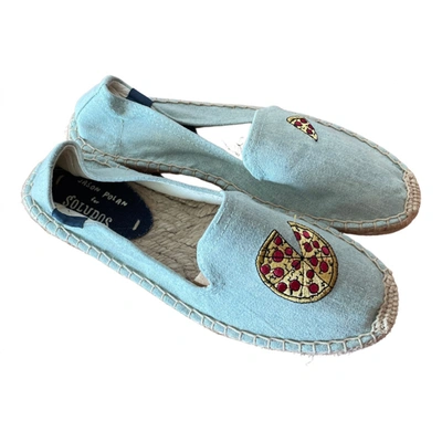 Pre-owned Soludos Espadrilles In Blue