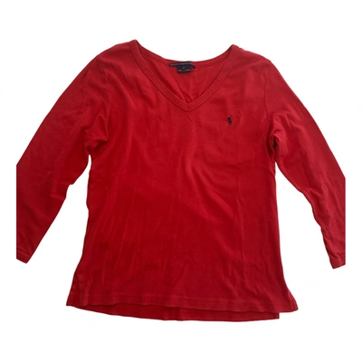 Pre-owned Ralph Lauren Blouse In Red
