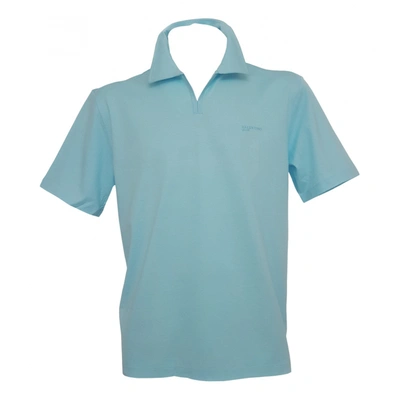 Pre-owned Valentino Polo Shirt In Turquoise