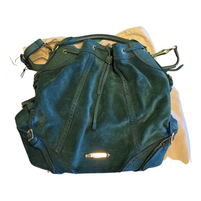 Pre-owned Burberry Handbag In Blue