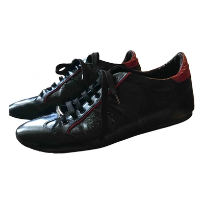 Pre-owned John Richmond Leather Lace Ups In Black