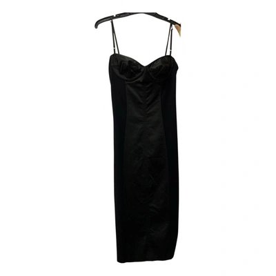 Pre-owned Fisico Mid-length Dress In Black