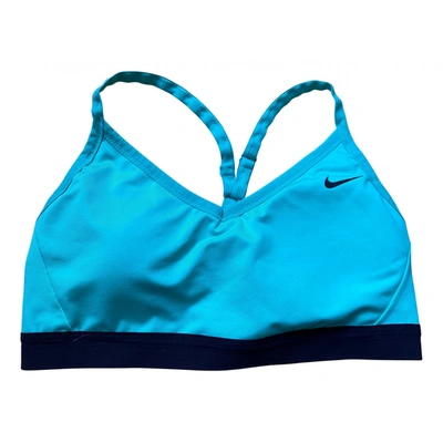 Pre-owned Nike Top In Turquoise