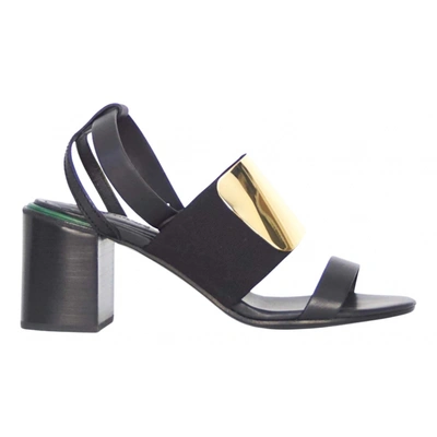 Pre-owned See By Chloé Leather Sandal In Black