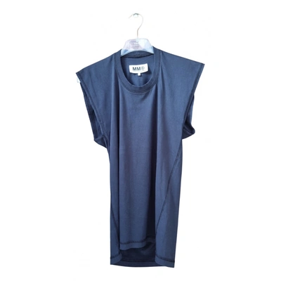 Pre-owned Mm6 Maison Margiela T-shirt In Blue