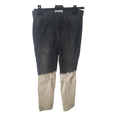Pre-owned Faith Connexion Slim Jeans In Grey