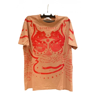 Pre-owned Givenchy T-shirt In Camel