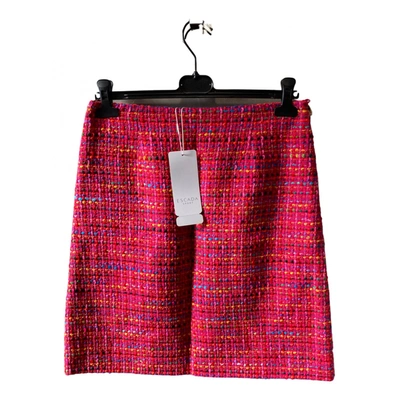 Pre-owned Escada Mini Skirt In Red