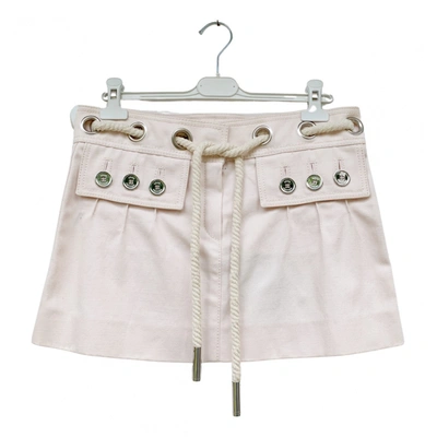 Pre-owned Louis Vuitton Mini Skirt In Pink