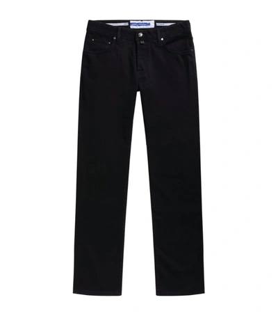 Jacob Cohen Straight Jeans In Black