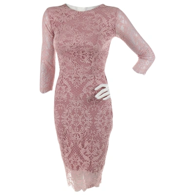 Pre-owned For Love & Lemons Mid-length Dress In Pink