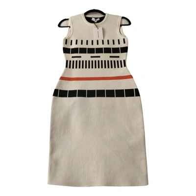 Pre-owned Narciso Rodriguez Dress In White