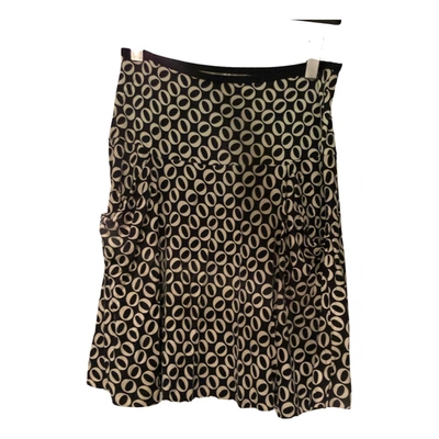 Pre-owned Diane Von Furstenberg Silk Mini Skirt In Multicolour