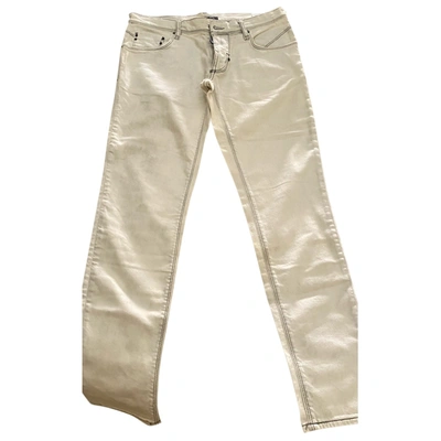 Pre-owned Antony Morato Slim Jean In White