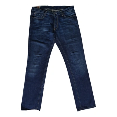 Pre-owned Franklin & Marshall Straight Jeans In Blue