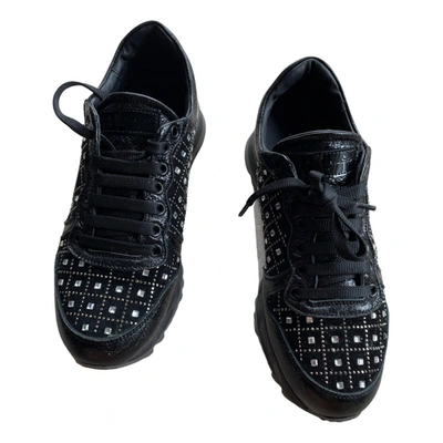 Pre-owned John Galliano Trainers In Black