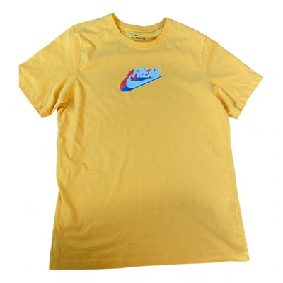 Pre-owned Nike T-shirt In Orange