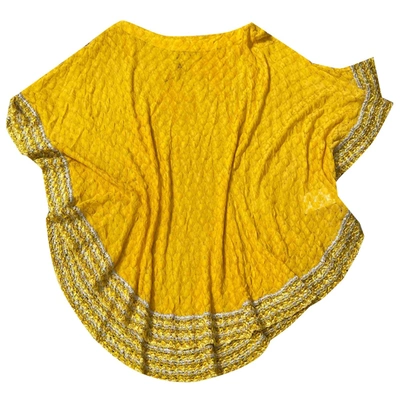 Pre-owned Missoni Mini Dress In Yellow