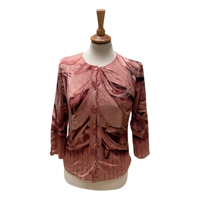 Pre-owned Jean Paul Gaultier Cardigan In Pink